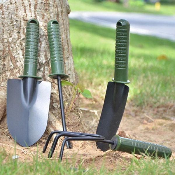 Fournitures de jardin Autres outils en fer Pelle/désherbeur/râteau/truelle Poignées profilées souples Durables