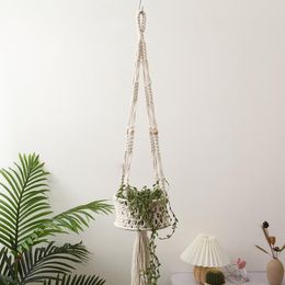 Tuinbenodigdheden andere plantenhouder macrame hangende mand keuken fruit opslag organizer voor fruit groenten planten huizendecoratie