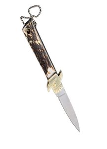 Gardengereedschap 65quot Duitsland Hubertus Outdoor Gear Camping Knife D2 Blade 61HRC Antlers Koperhandgreep Populair mes met cadeau9665584