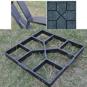 Tuin Lopen Bestrating Mal DIY Handmatig Bestrating Cement Baksteen Steen Weg Beton Mallen Path Maker Herbruikbare DIY Handmatig Paving323J