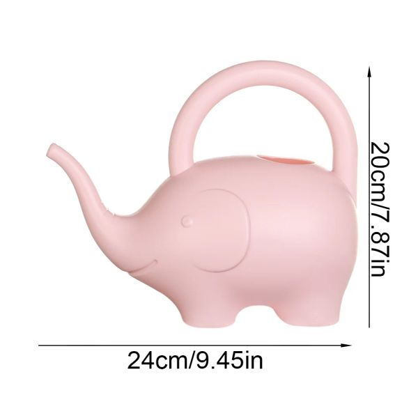 Garden Eau Can Plastique Plastic Gardening Tool Elephant / Dinosaur Forme Porte d'arrosage pour plante Home Plant Flower Bonsaï Irrigation