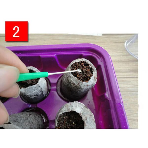 Outil de jardinage semis de semis de sol bloc portable pot nutritionnel sol de plante en pot nurserie 5 pc
