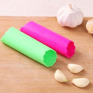 Siliconen Knoflook Peeler Pers Koken Keuken Peeling Convenience Tool Crusher Tools Gebruiksvoorwerpen Voedsel Keuken Accessoires DH0165