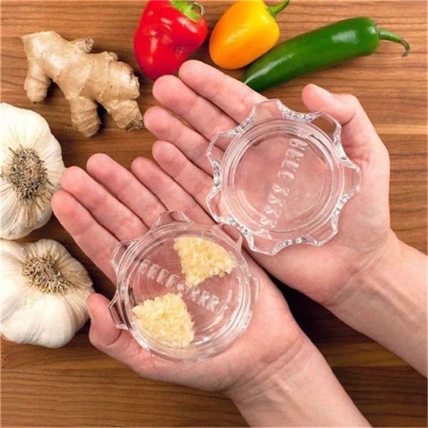 Manual de prensas de ajo Masher de ajo Procesador Manualmente Food Chopper Fruit Fruit Herramienta de cocina Accesorios de cocina Herramienta de ajo