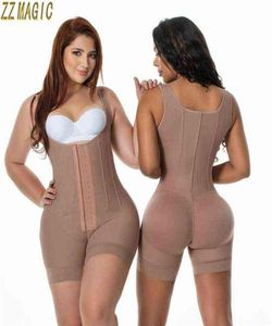 Kledingstuk Dames Corset Hip Lifting Siamese vorm Shorts Afslanken Schouderriem Body Skims Kim Kardashian Fajas Colombianas 22021254019