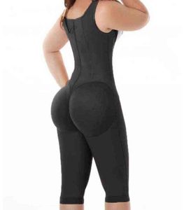 Vêtement femmes hanche levage Corset siamois pantalon Shapewear post-partum sablier ceinture boutonnée avec de longues tiges de moulage dentelle 2202285294030