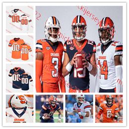 Garrett Shrader Syracuse Jersey de football orange a cousu Carlos del Rio-Wilson Braylen Ingraham Alijah Clark Jaeden Gould Braden Davis Syracuse Jerseys