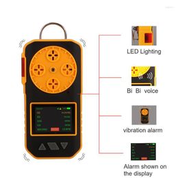 Analizadores de gas en 1 alarma multidetector con EX H2S CO O2 4 métodos almacenan 500 registros de datosGas