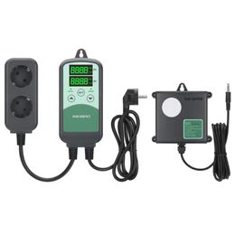 Gas Analyzers Inkbird ICC-500T Digitale Kooldioxide Controller CO2 Air Monitor Regulator voor Landbouw Greenhouse Ventilation HVAC Home