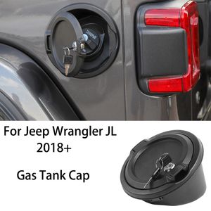 Bouchon de gaz, décoration de couvercle de réservoir de carburant pour accessoires extérieurs automatiques Jeep Wrangler JL 18+