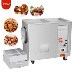 Machine à rôtir les châtaignes, électrique au gaz, deux types de méthodes de chauffage, rôtissoire commerciale pour noix et cacahuètes, à vendre