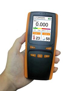 GAS METERS DM509 Digitale ozonmeter Draagbaar 0-5ppm Bereik O3 Detector Handheld Ozonsensor Gasmonitor Temperatuur Vochtigheid Tester 230520