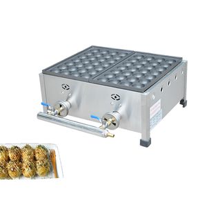 Máquina para hacer Takoyaki a Gas, máquina Takoyaki, 2 platos, parrilla Takoyaki Pan, máquina de aperitivos de Japón