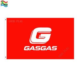 Gasgas drapeaux Bannière Taille 3x5ft 90150cm avec Metal Grommetoutdoor Flag2565374