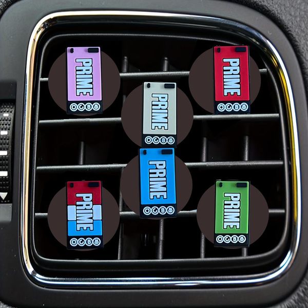 Gaskets Square Prime Cartoon Car Air Venti Clips Clips Fédécteur Sortinée par conditionnement Drop Livraison OTP3k