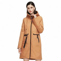 Gasman 2022 Nouveau manteau d'automne pour femmes LG Thin Cott Parka Casual FI Dames Trench Veste de printemps de haute qualité 81872 N8eV #