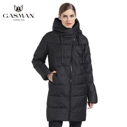 GASMAN, chaqueta de invierno para mujer, abrigo largo grueso de invierno, Parka con capucha para mujer, ropa cálida para mujer, ropa de invierno de talla grande 5XL 6XL 180 201210