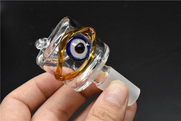 El más nuevo Gass Tazones para fumar tabaco Colorful Eye Ball Male Glass Bowl 18.8mm 14mm Glass Bong Bowls 14.4mm 18mm Pipas de agua Tazones de tabaco Embriagador