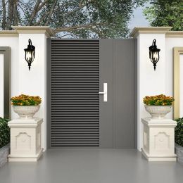 Gates Garden Buildings Villa Tieyi Courtyard Porte porte Louver Country European Outdoor Fence Iron Off the District Custom