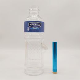 Gatorbeug Clear 10 pouces Maxburg Verre Bongs Pipe d'eau Gatorade Bothing Botte