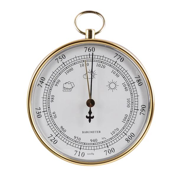 Gauges 100 mm Baromètre rond du ménage Monitorat de température d'humidité mécanique pour les boîtes d'armoire de réservoir d'incubateur de salle de paramètres de maison