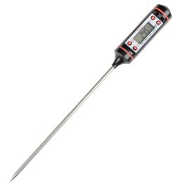 Meters 20 stuks digitale kookthermometer Direct afleesbaar LCD-scherm Beste thermometer voor vlees, grill, barbecue, melk, pot en snoep