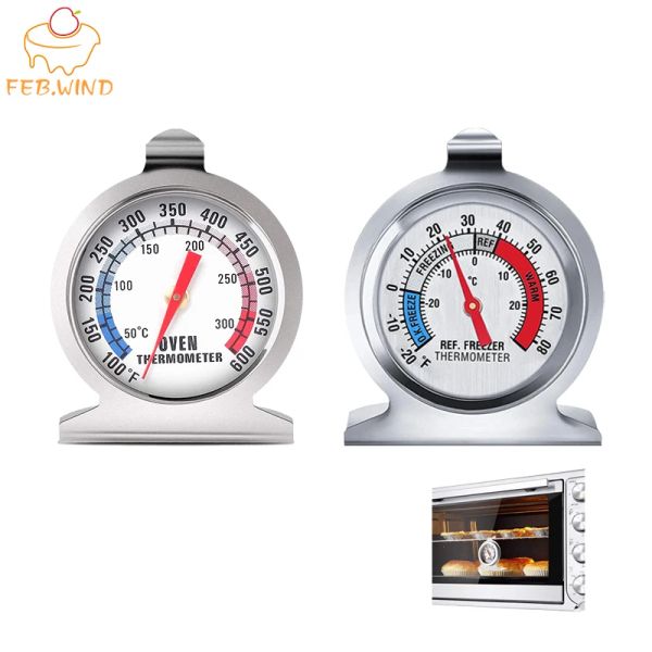 Jauges Meilleur précis congélateur/four thermomètre barbecue gril jauge de température en acier inoxydable sûr cuisinière thermomètres outils de cuisson 172