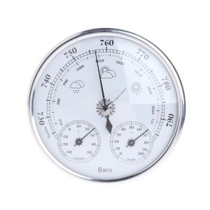 GAUGES Classic Down Type Baromètre Thermomètre Hygromètre pour une utilisation intérieure et extérieure