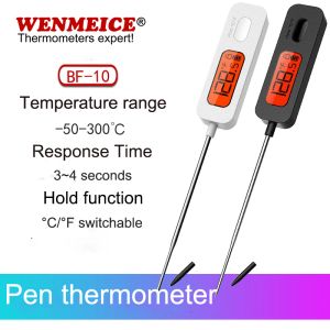 Meters Digitale thermometer Roestvrijstalen sonde Digitale kookvoedselthermometer voor rokersgrill BBQ-thermometer BF10
