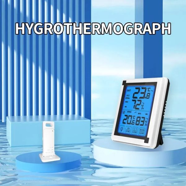 Gauges Hygrographie pour une utilisation intérieure / Indicateur d'affichage / confort LCD en intérieur, Indicateur de tendance de température et d'humidité