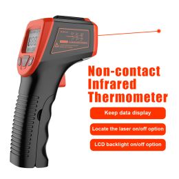 Gauges Laser Point LCD Thermomètre électronique industriel Thermomètre infrarouge non contact 50 ~ 600 ° C