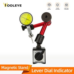 Gauges Lever Dial Indicator Magnetic Holder Measuring Probes Indicator Stand Magnetic Base Comparator Watch Tools Micrometer Dial Gauge 230706