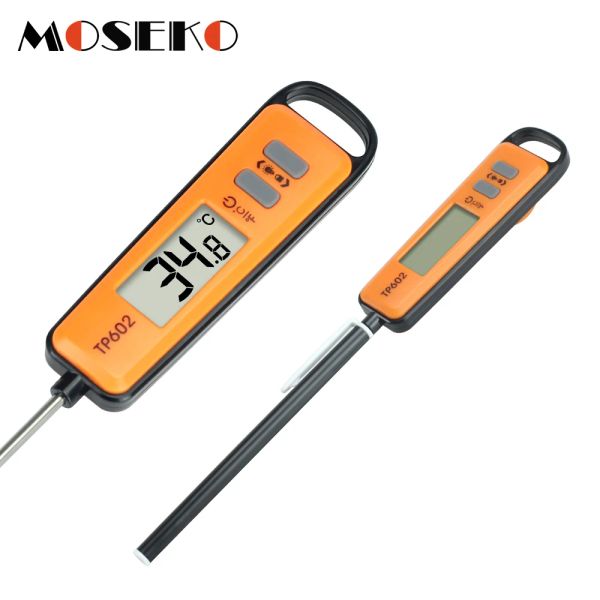 Gauges Moseko Digital Kitchen Thermomètre viande Cuisine Cuisine Aliments Aliér Milk Huile sonde BBQ Electronic Grill Température du ménage