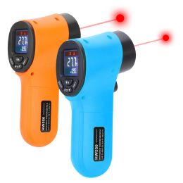 Meters Non Contact Pyrometer Digitale infrarood Thermometer Lasertemperatuurmeter 50 ~ 550 ° C LCD Industriële digitale IR -termometro
