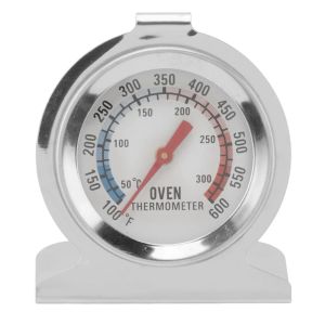 Thermomètre de four à jauges, thermomètre en acier inoxydable résistant à la chaleur de haute précision pour réfrigérateur de cuisine
