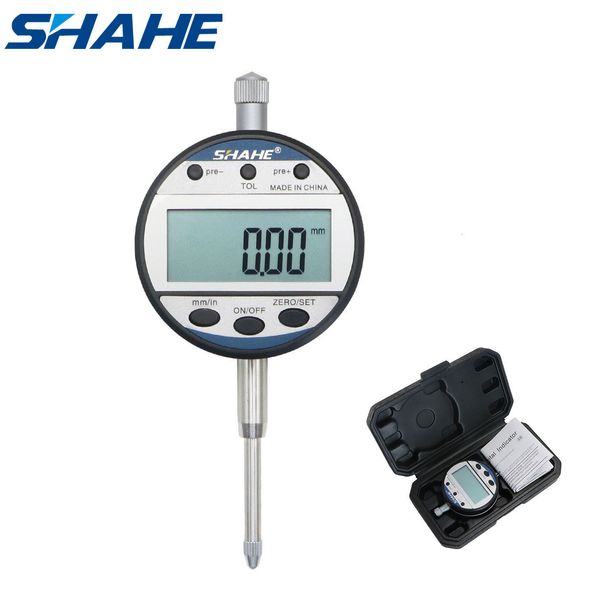Jauges Indicateur de type SHAHE 0-12.725.4 mm 0.01 mm Jauge à cadran numérique Outils de mesure de précision Indicateur à cadran numérique 230807