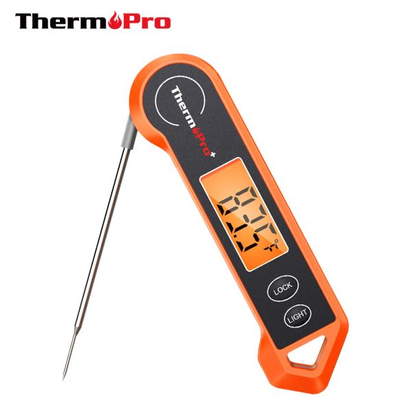 Jauges ThermoPro TP19H thermomètre à lecture instantanée numérique étanche thermomètre à viande grand écran avec fonction de verrouillage