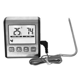 Meters TP710 Digitale LCD-display Keuken Koken Vleesthermometer voor BBQ-ovengrill met timerfunctie