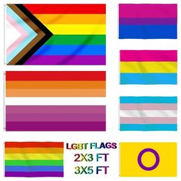 Gay 90x150cm DHL Rainbow Things Pride Biseksuele lesbische pansexual LGBT -accessoires vlag