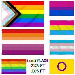 Gay Flags 90x150cm Rainbow Things Pride biseksuele lesbische pansexual LGBT -accessoires vlaggen