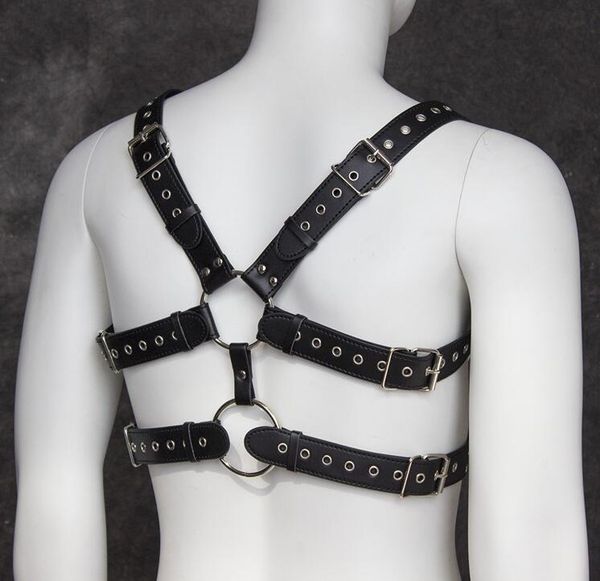 Gay Sexy Set sm hommes sexe sous-vêtements gay top poitrine double cercle bondage ceinture alternative maître bondage sens uniforme