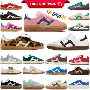 Livraison gratuite Gazele Originals Vegan Adv Platform Shoes Men Femmes Designer Og Shoe Casual Black White Gum Pink Velvet Mens Outdoor Sneakers Sports Trainers Sports