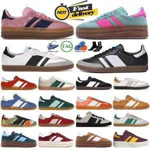 Gazelle Gedurfde Designer Dikke Zolen Casual Schoenen Samba Sneakers Roze Glow Pulse Mint Core Zwart Wit Solar Bijna Geel Heren Dames Sport