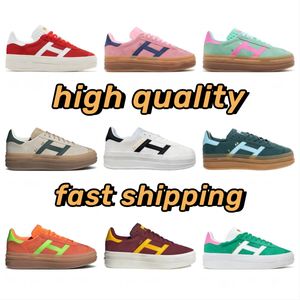 Gazelle Bold Magic Beige Collegiale Groen Pulse Mint Roze Kern Zwart Wit Dames Platform Glow Gum Gazelles Super Pop Platte Sneakers y7