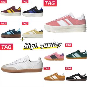 Gazelle casual shoes designer shoes Sneakers bold Pink style shoes 2023 new just released Vegan Black White Gum Mens Blue Beigeampus Sports Sneakers 36-45