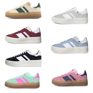 Chaussures de créateurs Gazzelle Casual Shoes Platform for Men Women Trainers Pink Presh Yellow Men Sports Sneakers