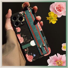 GC Flower iPhone 15 Pro Case de concepteur de chronomédiction de téléphone pour iPhones 14 Promax 13 12 11 lettres de mode Fashion Phonover