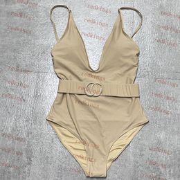 Gcccis bikini designer licou de créateur de maillots de bain sexuels bodys gugccis v cou en une pièce maillot de bain maillot de bain femme concepteurs sexy bikini natation 724