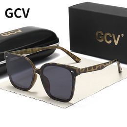 GCV marque 2021 nouveaux hommes et femmes mode avancé délicat carré cadres GM lunettes de soleil Anti-ultraviolet UV400 polarisé luxe