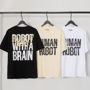 GDEPT Designer tees camisetas para hombres estampado de verano 100% algodón camisetas casuales para hombres y mujeres tee polos galerías Euro / US S-XL